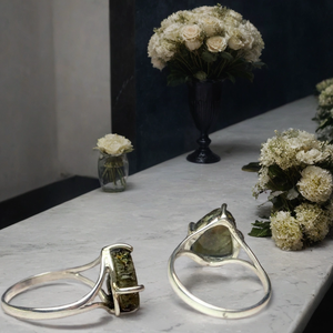 925 Sterling Silver Watermelon Tourmaline <b>Ring</b> Handmade Bezel Setting Ethnic Style for Women & Children Wedding & Party Wear - Product Image 2