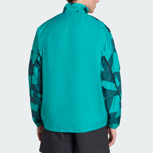 Conjunto Deportivo Personalizado para Hombre de 2 Piezas, Chaqueta Cortavientos Larga Transpirable de Invierno, Pantalones Cortos de Poliéster - Product Image 3