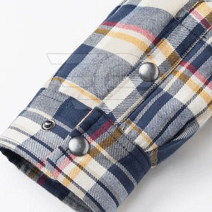 Camisas de Franela para Hombre, Casuales, de Algodón Suave, a Cuadros, de Manga Larga, Cómodas, con Botones, para Exteriores, Modernas, para Trabajo - Product Image 6