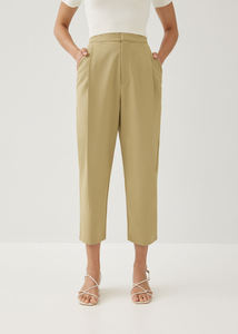 Pantalones de Vestir de Cintura Alta para Mujer, Diseño de Crepé, Pantalones Casuales para Mujer, OEM ODM - Product Image 2