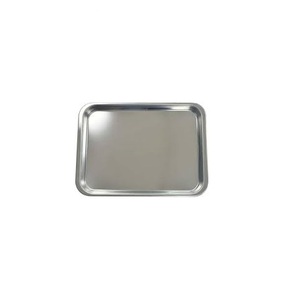Eco Friendly Modern Durable 304 Stainless Steel Food <b>Storage</b> & Serving Tray Indian Handicrafts <b>with</b> Handle Wedding <b>Table</b> Decor - Product Image 2
