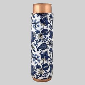 Botellas de Agua de Cobre con Diseño Oriental Hechas a Mano, con Tapas, Portátiles para Viaje - Product Image 2