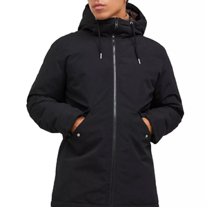 Veste parka d'hiver longue et épaisse en coton rembourré pour hommes, service OEM, vêtements d'extérieur confortables, vestes parka pour hommes - Product Image 3
