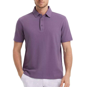 Camisas de Hombre de Algodón de Alta Calidad con Logotipo Bordado Personalizado en la Parte Delantera, Antiarrugas, Casuales, de Marca, Tallas Grandes, Servicio OEM, MOQ Bajo - Product Image 1