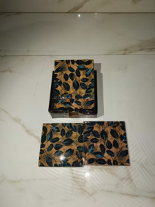 ชุดที่รองแก้ว6 MDF พร้อมที่วางในงานแต่งงานโต๊ะรับประทานอาหารที่รองแก้วตกแต่งบ้านพร้อมที่รองแก้วและแผ่นรองถ้วย - Product Image 5