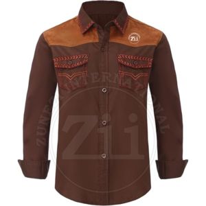 Chemise de travail pour hommes de haute qualité, anti-chaleur, manches longues, deux poches, coutures soudées, protection contre le feu, résistance à la chaleur 300-500°C - Product Image 1