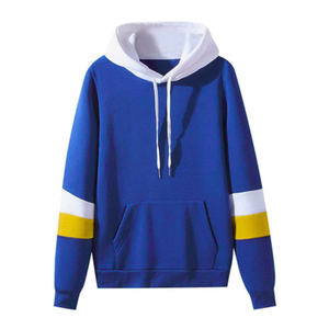 Men Comfortable Hoodie Sweatshirt Color <b>Block</b> Hoodie Sweatshirt Custom Logo Breathable - Product Image 1