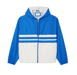 Chaqueta Cortavientos Impermeable de Alta Calidad con Cremallera, Chaqueta Cortavientos Deportiva Transpirable Personalizada con Bloques de Color para Hombre - Product Image 1