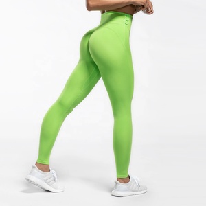 Leggings de sport pour femmes, doux, taille haute, effet ventre plat, respirants, antibactériens, longueur cheville, avec poches - Product Image 2