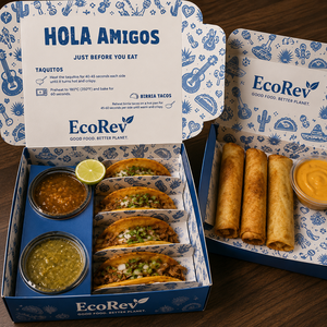 Cajas de Papel Kraft Desechables Biodegradables y Ecológicas con Logotipo Personalizado, Recubrimiento UV para Comida para Llevar de Restaurantes - Product Image 6