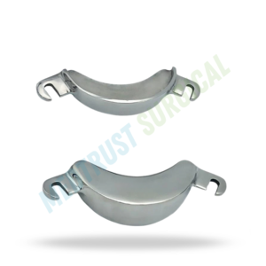 Placas de mordida clásicas de ajuste ancho de acero inoxidable, instrumento dental para uso veterinario y quirúrgico - Product Image 4