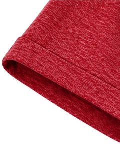 Custom <b>Red</b> V Neck Womens Casual T Shirt Short Sleeve Cotton Blend Soft Lightweight Pocket Tee Summer Comfortable Daily Wear - Product Image 6
