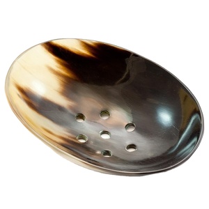 La última jabonera de cuerno para accesorios de baño a precio económico Jabón de cuerno de búfalo de diseño único - Product Image 1