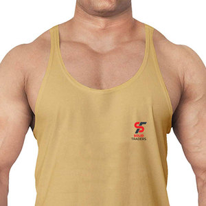Débardeurs pour hommes de musculation, en mélange de coton robuste, avec coutures renforcées, de bonne qualité et durables - Product Image 3