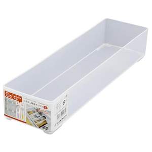 Scatola a forma di L Organizer in plastica trasparente - Product Image 1