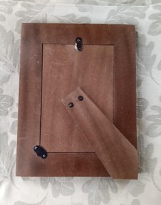 Wood Inlay Picture <b>Frame</b> <b>4</b> <b>x</b> <b>6</b> Photo <b>Frame</b> Floral Pattern Desktop Wall Decor - Product Image 3