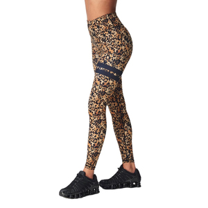Leggings de sport personnalisés pour femmes, respirants, sexy, moulants, avec poche triangulaire unie à la taille, imprimé sublimation palmier - Product Image 2