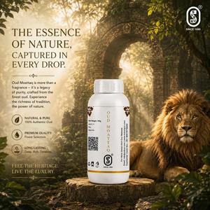 น้ำมันหอมระเหยอูด โมอัตตัก 100 กรัม ขวดสีขาว กลิ่นหอมธรรมชาติ สำหรับเติมในเครื่องกระจายกลิ่นสปา ใช้ในบ้าน สำหรับอโรมาเธอราพี - Product Image 2