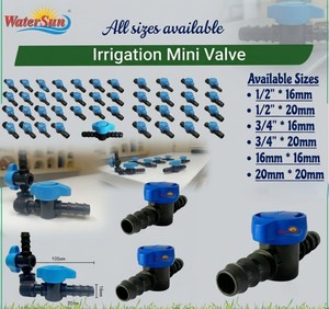 Kit de système d'irrigation goutte à goutte en plastique de 16 mm, connecteurs de tuyaux agricoles, vannes et raccords de ruban goutte à goutte pour jardin et serre - Product Image 2