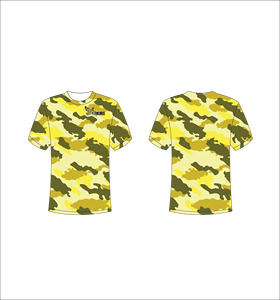 FEROCIOUS Men's Short Sleeve Camouflage T-Shirt O-Neck Breathable Regular Fit Casual Wear Printed Pattern Knitted Polyester - Product Image 1