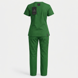 Uniformes Quirúrgicos Cortos de Satén para Mujer, Nuevos, de Alta Calidad, para Uso en Hospitales Privados, para Doctoras y Enfermeras, Verano - Product Image 6