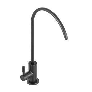 Rubinetto in Acciaio Inossidabile Senza Piombo con Valvola in Ceramica ad Arco Alto e Depuratore d'Acqua a Osmosi Inversa in Ottone Massiccio per Acqua Potabile - Product Image 3
