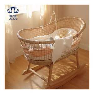 OFERTA LIMITADA Cuna de Ratán 2026 con Estructura Segura Premium para la Comodidad del Bebé y un Suave Balanceo para un Cuidado Relajante - Product Image 6