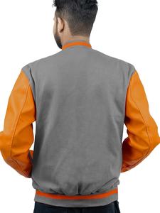 Blouson aviateur en laine pour hommes sur pied veste universitaire à la mode pour le printemps hiver personnalisable vente en gros OEM - Product Image 2
