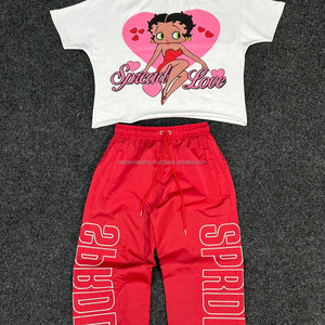 Léger taille élastique hommes T-Shirt pantalon ensemble 100% coton respirant écologique séchage rapide haute tendance Look usine directe - Product Image 5