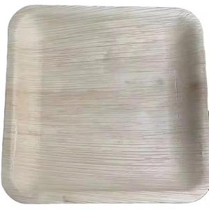 Platos Cuadrados de Hoja de Palma Areca al por Mayor, Biodegradables y Desechables para Servir Alimentos en Restaurantes, Entrega de Comida y Uso Doméstico - Product Image 4