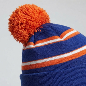 Satin Lined Plaid Skull Knit Beanie Hats for Unisex Children's Thick Baggy Faux Fur Pompom Winter Ribbed Chunky Beach Hand Drawn - Product Image 6