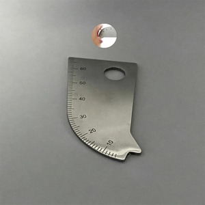 Instrumentos de Ortodoncia, Calibrador de Mordida Dental, Regla de Medición de Apertura 0-60mm, Acero Inoxidable, Autoclavable, CE ISO - Product Image 3