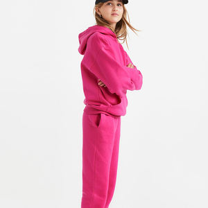 Conjunto Deportivo para Niña, Sudadera con Cremallera y Pantalones Jogger, Ropa Deportiva Informal de Invierno para Niña, de Felpa Suave de Algodón - Product Image 3