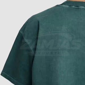 เสื้อยืดสตรีทแวร์ดีไซน์ล่าสุด ผ้าฝ้าย 100% เสื้อยืดโอเวอร์ไซส์ผู้ชาย สีพื้น ไซส์ผู้ใหญ่ ทรงหลวม พิมพ์ลาย เสื้อยืดโอเวอร์ไซส์สำหรับผู้ชาย - Product Image 4