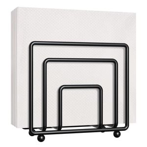 Porta Servilletas Decorativo de Hierro Forjado de la Mejor Calidad, Color Negro, a Precio de Mayoreo - Product Image 2