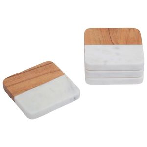 Unique Style Design Marble Coaster Stone Coaster Wood Marble Coaster Stone and Coaster Tea Place Mats At very reasonable Price - Product Image 1