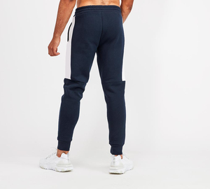 Conjunto Deportivo Informal para Hombre, con Capucha, en Azul Marino y Blanco, Pantalones Largos, Transpirable, de Algodón, para Otoño - Product Image 6