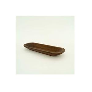 Cuenco de Madera Marrón Oscuro Vintage - Cuenco de Pan de Madera con Acabado Artesanal para Hacer Velas y Decoración Minimalista del Hogar - Product Image 1