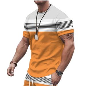 เสื้อยืดผู้ชายใหม่2025พิมพ์ลายทรงหลวมไซส์ใหญ่พิเศษเสื้อผ้าลำลองใส่ทุกวันเสื้อยืดแขนสั้น - Product Image 3