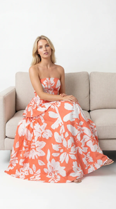 ชุดเซ็ตเสื้อครอปพิมพ์ลายดอกไม้และกระโปรงเอวสูงสำหรับผู้หญิง ชุดลำลองฤดูร้อนสำหรับใส่ไปชายหาด ขายส่ง - Product Image 4