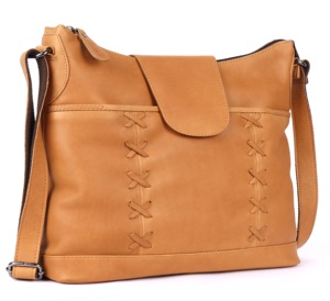 Bolso de Mano Clásico de Cuero Genuino de Alta Demanda con Correa para Hombro y Cierre de Solapa para Mujer, Uso Diario, Diseño Duradero en Color Marrón, en Venta - Product Image 4