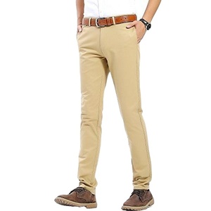 Pantalon cargo décontracté pour homme 100% coton toile coupe droite foncé Vente en gros OEM Meilleure vente Prix abordable Uni Tendance Export - Product Image 2