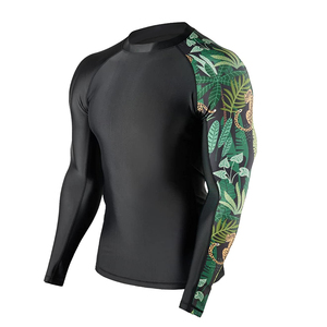 Meilleures ventes : Rashguards MMA pour hommes, vêtements de compression personnalisés à séchage rapide, manches courtes, pour le surf, la navigation et le BJJ - Product Image 4