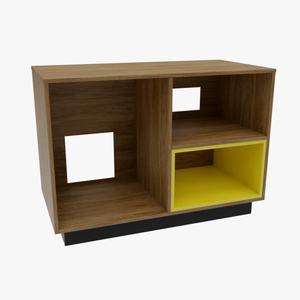 Buffet d'hôtellerie en MDF CARB P2 E0 avec finition HPL et bordure assortie, assemblé, 1220x559x915mm, mobilier pour hôtels et complexes hôteliers - Product Image 4