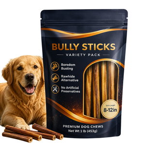 Bâtonnets de bœuf naturels pour chiens, friandises pour chiens sans céréales de qualité supérieure, favorisant une digestion saine, une hygiène dentaire et des bouchées quotidiennes - Product Image 3