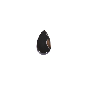 Natural <b>Black</b> Sardonyx Pear Shape Cabochon Gemstone 19x11mm High Quality Loose Gemstone for Jewelry Making - Product Image 5