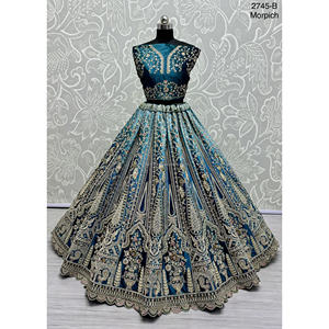 Nupcial Indio Desgaste Terciopelo Colecciones Para Novia Con Zarkhan Trabajo Por Fabzone - Product Image 4