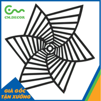Horloge murale analogique à quartz TDH019, grande taille, décoration intérieure, motif géométrique abstrait, logo personnalisé, design côtier 3D, calendrier pour chambre à coucher, 35 cm