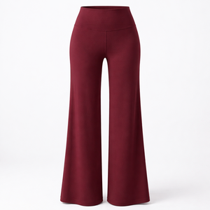 Pantalones de Yoga de Pierna Ancha Personalizados - Calidad Premium al por Mayor de Fabricante OEM y Proveedor Directo de Fábrica - Product Image 1