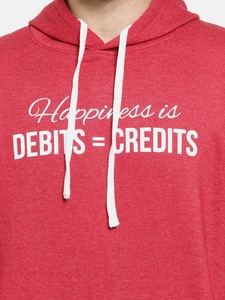 Sudadera con Capucha Roja para Hombre, Corte Regular, Informal, de Algodón Tejido, con Bolsillo, Diseño con Letras Estampadas en la Parte Delantera, para Otoño - Product Image 6